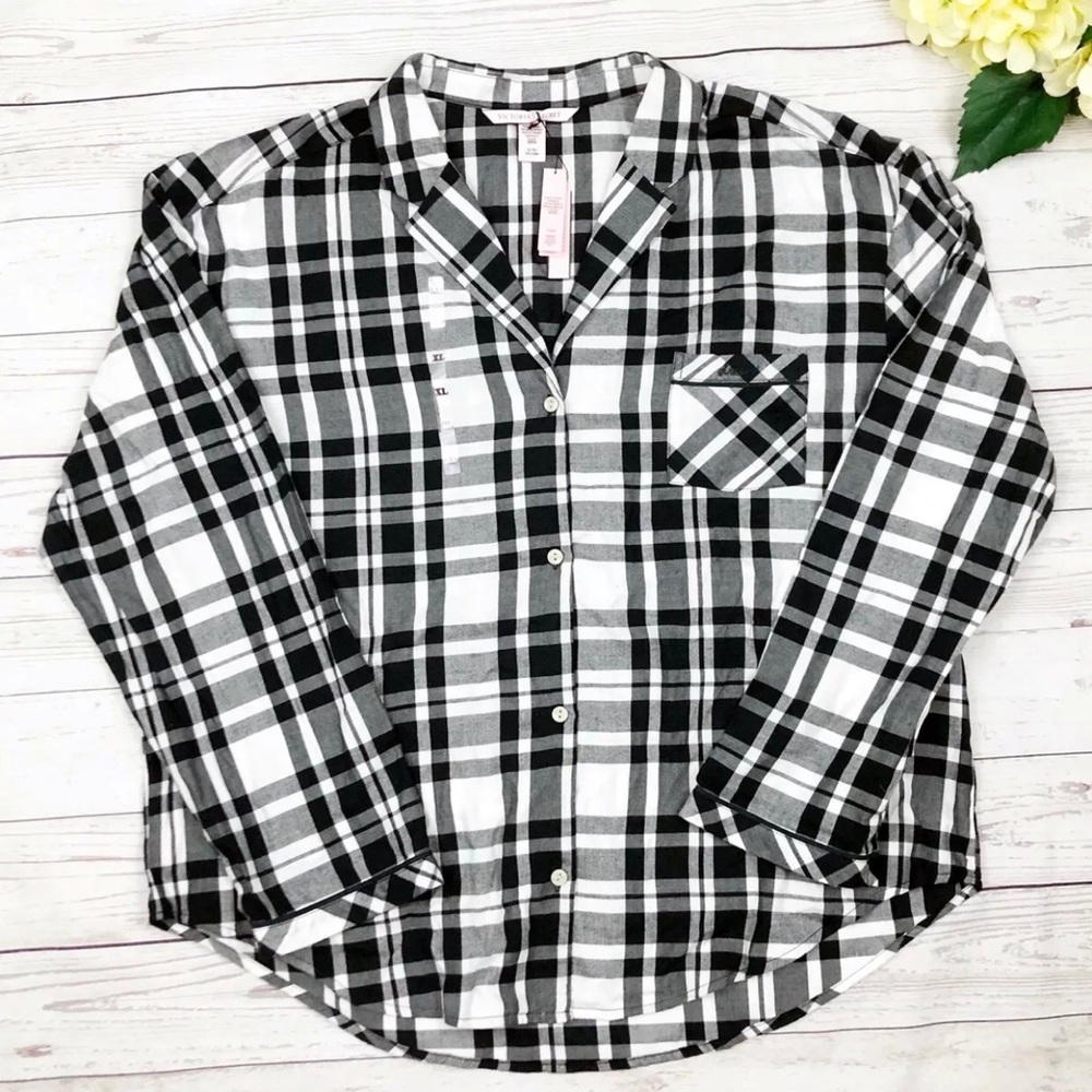 Victoria’s Secret Plaid “Dream” Pajama Top C1